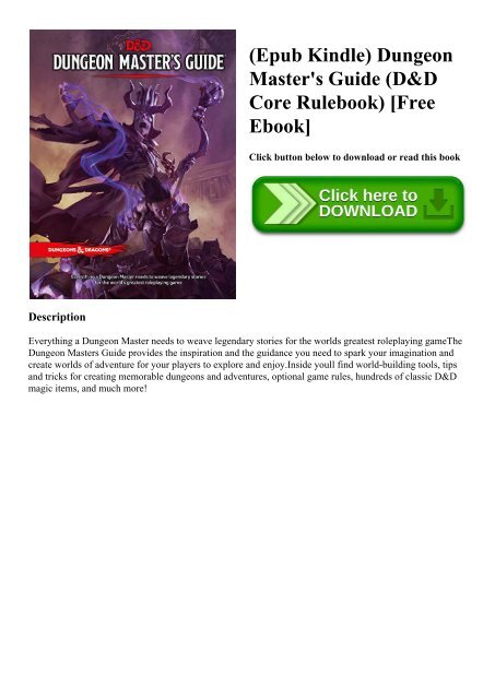 dungeons and dragons 5e dmg pdf download